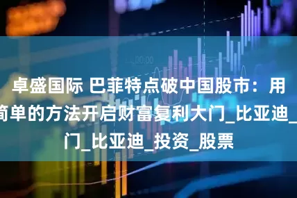 卓盛国际 巴菲特点破中国股市：用最笨，最简单的方法开启财富复利大门_比亚迪_投资_股票