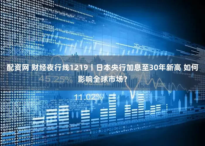 配资网 财经夜行线1219丨日本央行加息至30年新高 如何影响全球市场？